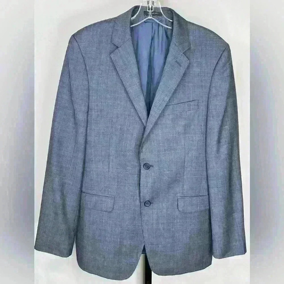 Lauren‎ Ralph Lauren Black Label Men’s Suit Jacket Blue Size 40R - Picture 1 of 9